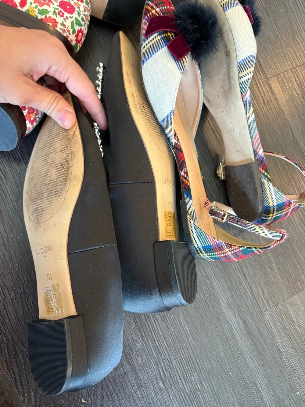 J CREW shoe bundle 7.5 loafers and flats